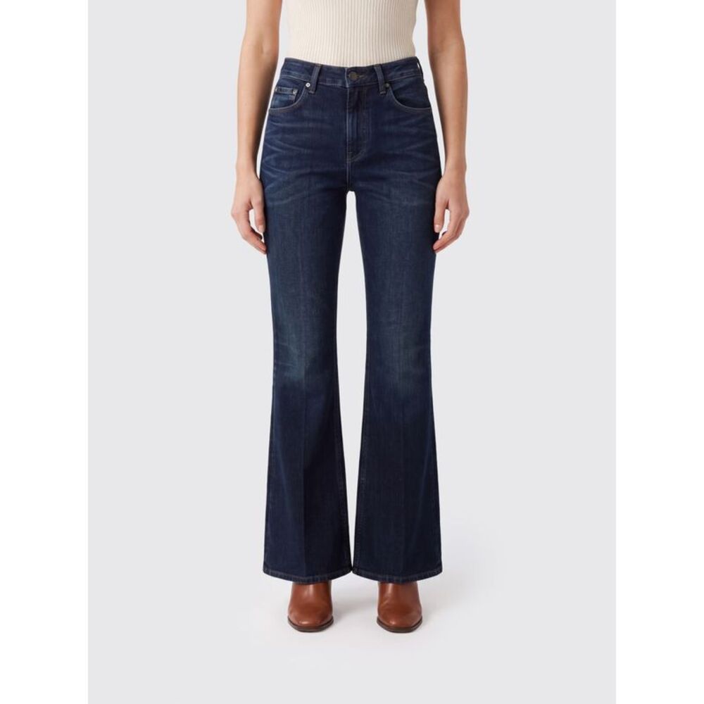 Haikure Women Haikure Flora High-Waisted Flared Slim-Fit Jeans In Cotton Denim
